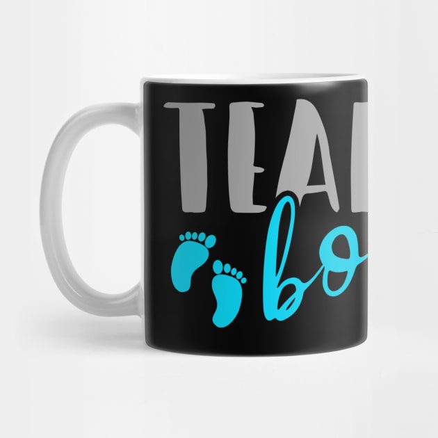 Team Boy Gender Reveal Baby Shower Merch by TeddyTees